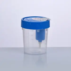 Vakuumierte Integrierte Urinbehälter 100 ml, Non Steril, Pneumatisch