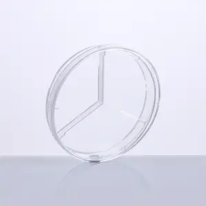 90 mm Dreigeteilte Petrischale Aseptisch